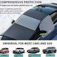 thumbnail image 2 of Winter Car Snow Cover with Magnetic Reinforcement Half-Cover Frost & Snow Shield for Windshield Auto Vehicle Protection, 2 of 8