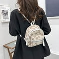 thumbnail image 4 of Retro Fashion Flower Backpacks Nylon Girl Small School Bag Rucksack (Pink), 4 of 6