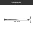 thumbnail image 2 of FOLOYORI Black Polyester Hang Tags String for Price Tag Hanging and Decoration with Durable Snap Lock, 2 of 6