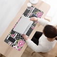 thumbnail image 3 of Long Mouse Pads for Desk,Pioneer Flower Floral Print Pattern Desk Mats on Top Of Desks, Desk Mouse Pad Extra Large with 3mm Non-Slip Base and Stitched Edge for Gaming,Office,Work,Home 31.5"x11.8", 3 of 6