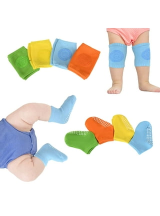 Baby knee high socks best sale for crawling