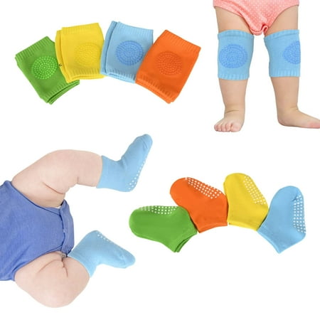 

Baby Crawling Anti-Slip Knee and Anti Slip Baby Boys Girls Socks Best Infant Gift Unisex Baby Toddlers Kneepads