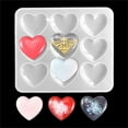 thumbnail image 4 of Handicrafts Making Loves Heart Mold Silicone Casting Handmade Crafts Decorations Molds Craft Supplies, 4 of 7