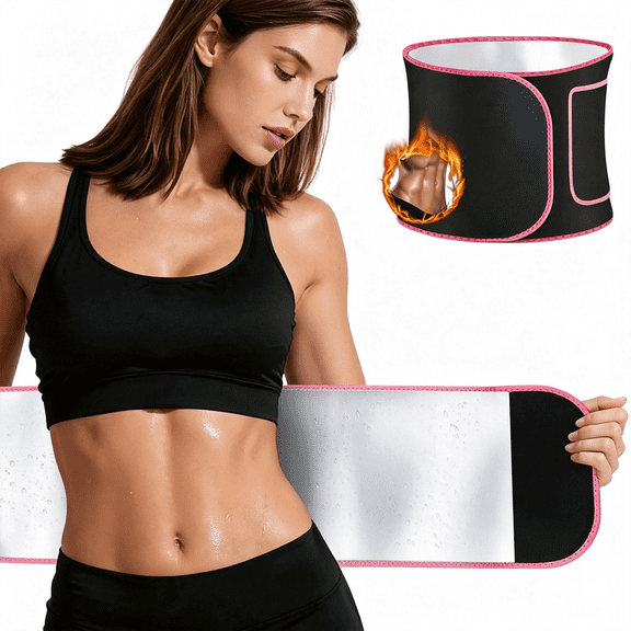 BESTSKY Waist Trainer for Women/Men, Sweat Band for Stomach, Waist Trimmer for Women Workouts &Speed Belly Sweat, Sweat Belt for Women