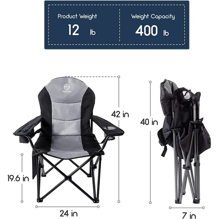 Camping chairs 400 lb weight capacity sales
