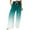 Green, variant on CQONEPT Women's Oversize Pants Color Block Wide Leg Pants Drawstring Casual Fashion Trousers with Pockets Purple 3XL
