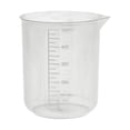 thumbnail image 2 of mmirethe 5 Pieces Plastic Measuring Cup Professional Reusable Washable Transparent Cups Household Kitchen Cooking Laboratory Tools, 2 of 8