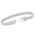 thumbnail image 3 of Pompeii 12ct Diamond Tennis Bracelet 14 Karat White Gold 7" (G/H,SI), 3 of 4