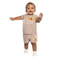 thumbnail image 2 of Winnie the Pooh Baby Boys' Short Sleeve Graphic Tee and Shorts Set, 2-Piece, Sizes 0/3M-24M, 2 of 7