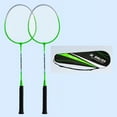 thumbnail image 1 of koolsoo 2 Piece Badminton Racket Set Badminton Equipment Badminton Racket for Adults and with Storage Bag, 1 of 9