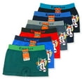 thumbnail image 2 of 6-Pack Boy's Seamless Boxer Briefs, Anime Robot, Multi-Colors, S, 2 of 3