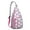 Rose-red-28, variant on Pastel Unicorn Sling Backpack - Soft Rainbow & Cloud Print Crossbody Bag, Anti-Theft Compact Pack for Commuting & Shopping