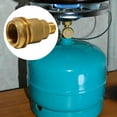 thumbnail image 2 of 1/4inch Male Pipe Thread Gas Connector Adapter Gas Bottle Connector Regulator, 2 of 9