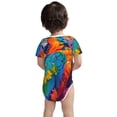 thumbnail image 2 of Sigee Vibrant Parrot Splash Art for Baby Unisex Baby Cotton Short-Sleeve Bodysuits Soft Cotton, Breathable-18 Months, 2 of 7