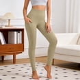 thumbnail image 4 of Tiweut Leggings with Pockets for Women, High Waisted Tummy Control Workout Yoga Pants, 4 of 5