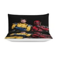 thumbnail image 4 of Deadpool Wolverine Bedding Sets Ultra Soft Skin-Friendly Duvet Cover 3 Piece, Cute Comforter Cover Bed Set for Boys Girls Kids ( 1 Duvet Cover + 2 Pillowcase), 86"X70", 4 of 8