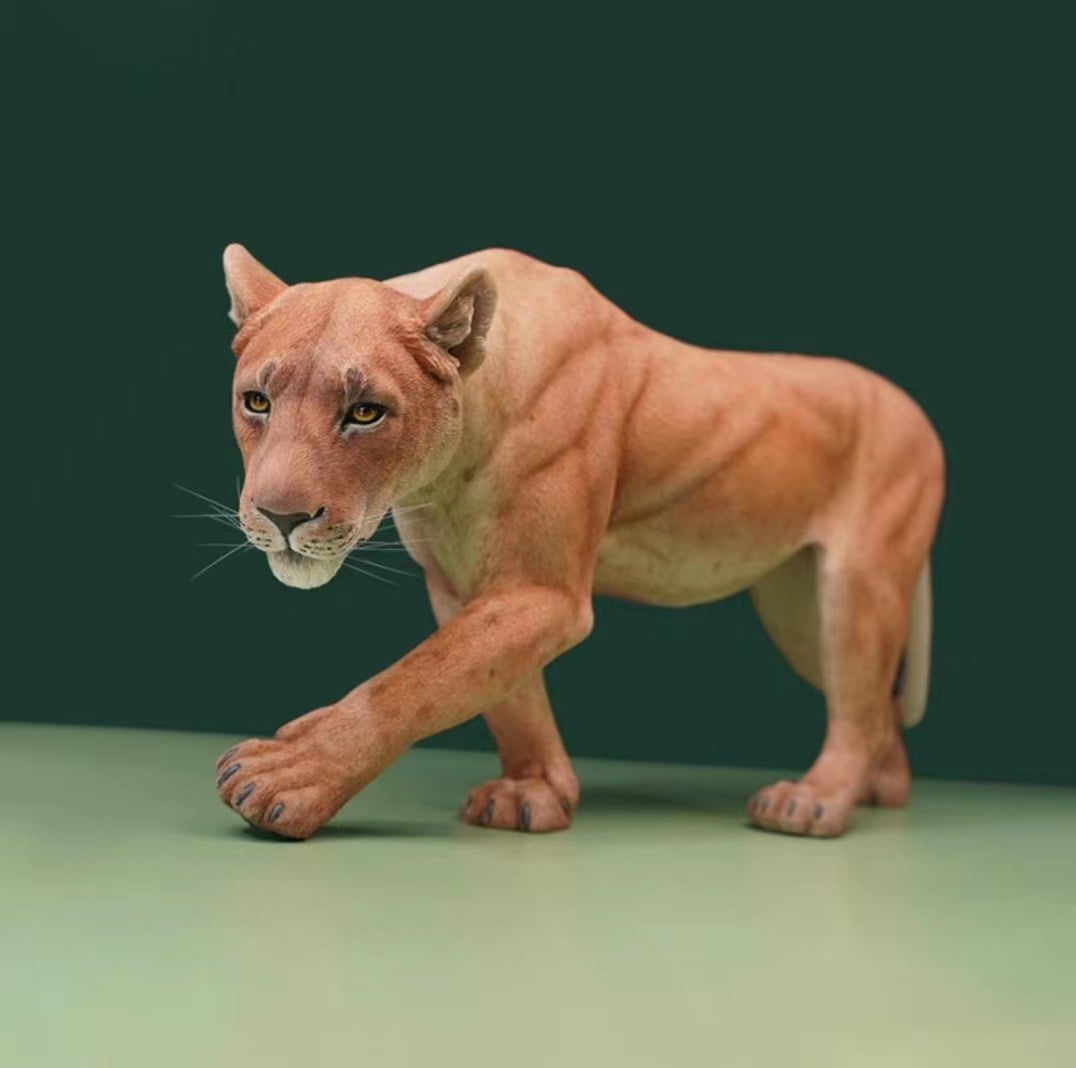 JXK 1/6 Female Lion Simulation Fierce Beast Lion Animal