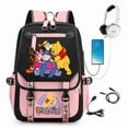 thumbnail image 2 of Winnie-the-Pooh Anime Backpacks Cartoon Laptop Backpack Daypack 3D Printed for Mens/Womens, 2 of 9