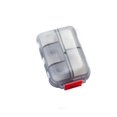 thumbnail image 2 of 7-Day Travel Pill Organizer - Mini Medication Storage Case with Secure Compartments, 3.74 x 0.52 x 0.98 Inches, Portable Weekly Pill Box for Daily Vitamins & Supplements Akmoler | Plastic, Blue, 2 of 7