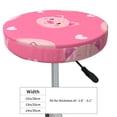 thumbnail image 2 of Uemuo Cartoon Pigs and Hearts Pattern Round Bar Stool Seat Covers Washable Stool Cushion Slipcover Elastic Bar Chair Covers-12 inch, 2 of 7