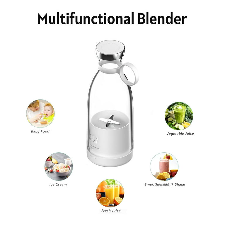 3 Speed Modes Smoothie Blender, Portable Personal Blender for Juice Shakes  and Smoothie, Household Kitchen Countertop Smoothie Maker with 2 BPA-Free  Outdoor Cups and Sharp Blade, Black, D315 
