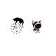 thumbnail image 5 of Reloj de pared de gato silencioso, adorno artesanal, movimiento silencioso, figura decorativa para sala de estar, dormitorio, escritorio, comedor, esc, 5 of 8