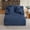 Blue, variant on Leumius Oversized Chaise Lounge Chair Indoor,Cloud Plush Corduroy Upholstered Sofa Bed with Cupholders,Deep Seat Boneless Sofa with Pillows for Living Room Bedroom, No Assembly Required,Blue