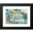 thumbnail image 2 of Henri-Edmond Cross 18x14 Black Modern Framed Museum Art Print Titled - Garden of the Painter at Saint Clair (1908), 2 of 5