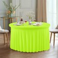 thumbnail image 4 of Spandex Round Table Cloths For 60 Inch Table, Wrinkle Free Stretchy Round Tablecloths, Washable Table Covers For Wedding Birthday Parties Banquet, 4 of 7