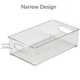 thumbnail image 6 of Simplify Medium 10" x 6" Vertical Stripe Cabinet Organizer, Clear, 6 of 10