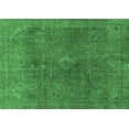 thumbnail image 1 of Ahgly Company Indoor Rectangle Abstract Emerald Green Modern Area Rugs, 2' x 5', 1 of 4