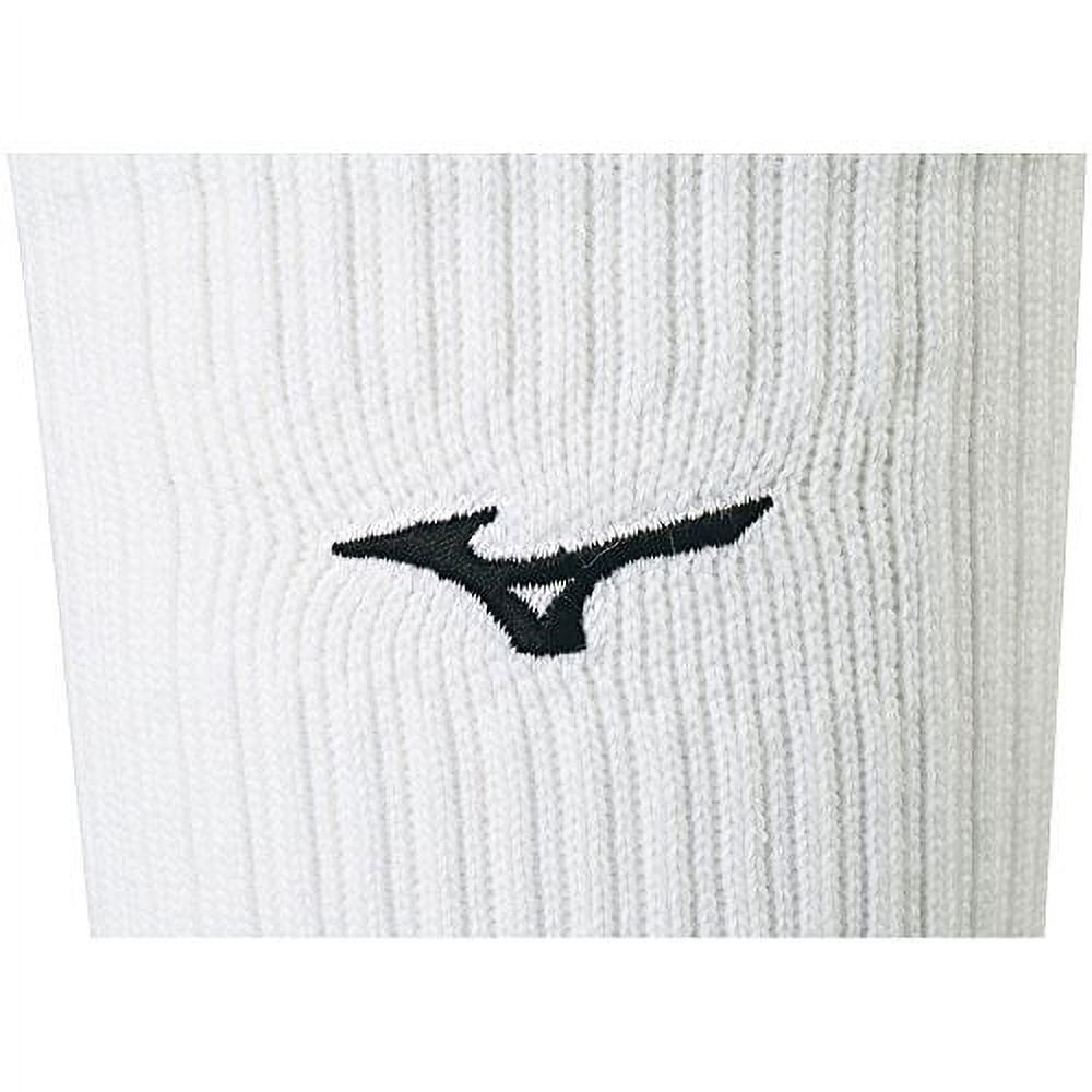 Mizuno Volleyball Wear Long Socks V2MX8010 White x Black Japan 25-27  (equivalent to Japanese size L)