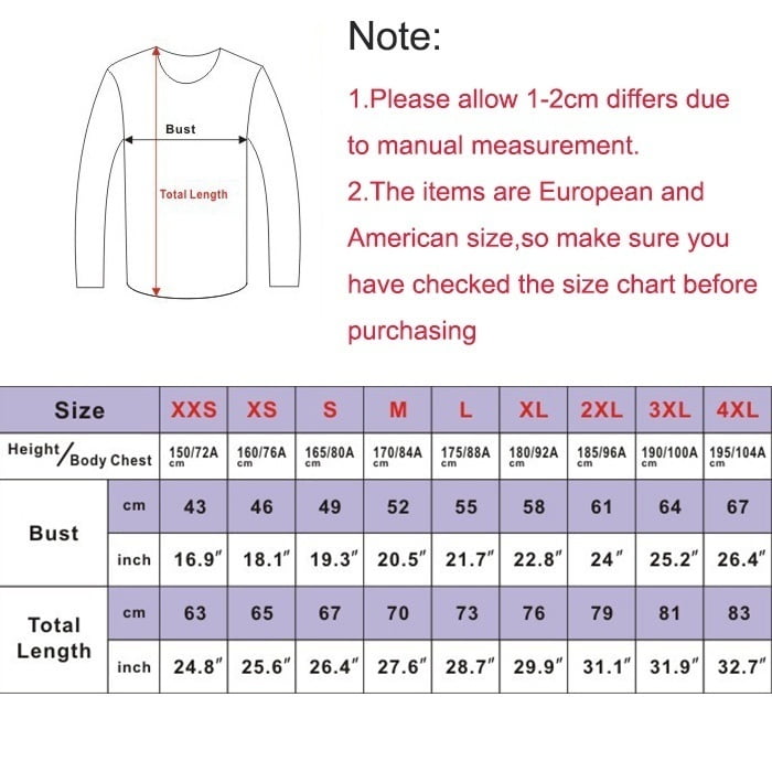 Grey S Anatomy Size Chart
