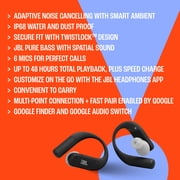 JBL Endurance Peak 4 - True Wireless Noise Cancelling Sport Earbuds - Black / Grey