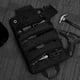 thumbnail image 4 of Bolsa De Herramientas De Hardware, Organizador De Herramientas Enrollable Portátil, Bolsas De Almacenamiento De Tela Oxford Con 2 Bolsas Desmontables(Negro), 4 of 12