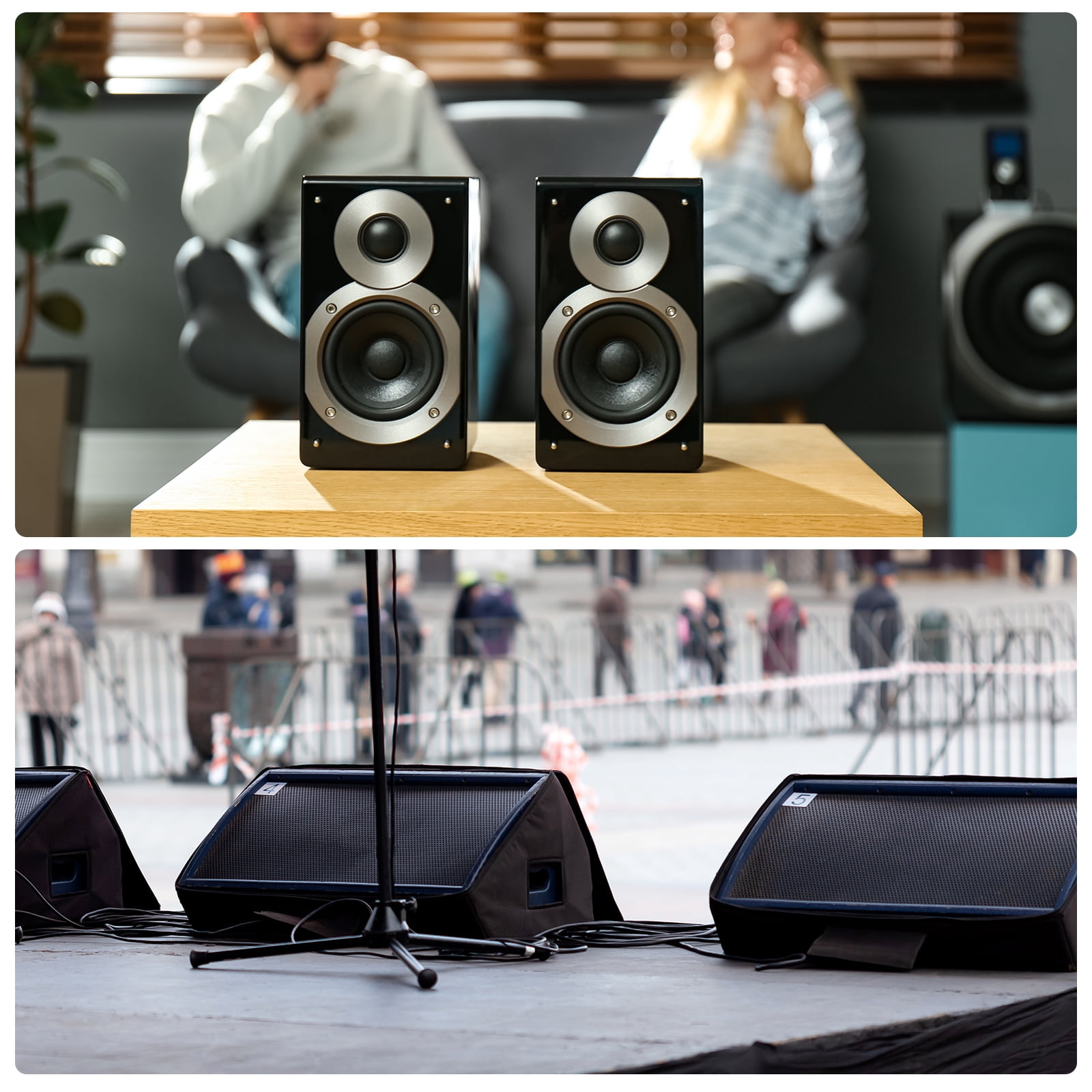 16 Pcs Speaker Cabinet Corners Protector 48x48x80mm Plastic Stackable Guard Wrap Angle Case Edge Box Protection with 64 Pcs Screw