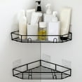 thumbnail image 4 of Tnobhg 15Pcs Shower Caddy Adhesive Replacement Bathroom Shower Shelf Strong Adhesive Traceless No Drilling Hook Adhesive Sticker Kitchen Rack Adhesive Patch Household Supplies, 4 of 7