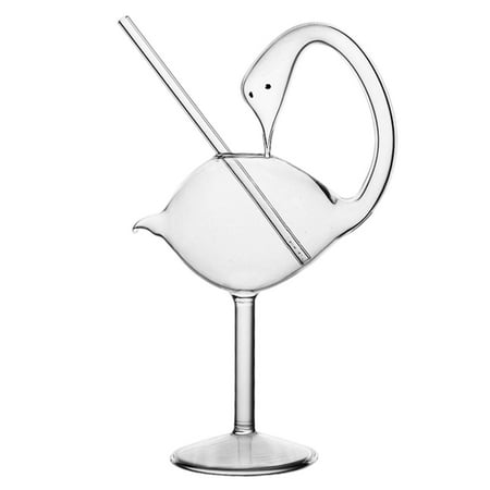 

Glass Novelty Glassware Glasses Drinkware Unique cup for Party Wedding Home Ktv Bar Decoration swan
