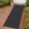 thumbnail image 2 of Custom Size Hallway Runner Rug Blue Color 26 or 31 inch Wide Select Your Length Non-Slip (Skid Resistance) Rubber Backing Trellis French Design, 2 of 5