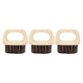 thumbnail image 3 of Brosse à Raser, Poils Denses Non Irritants Outils de Nettoyage de Style de Rasage Opération Facile Bavure Sans 3Pcs avec Poignée en Anneau pour Salon de Coiffure pour la Maison, 3 of 8