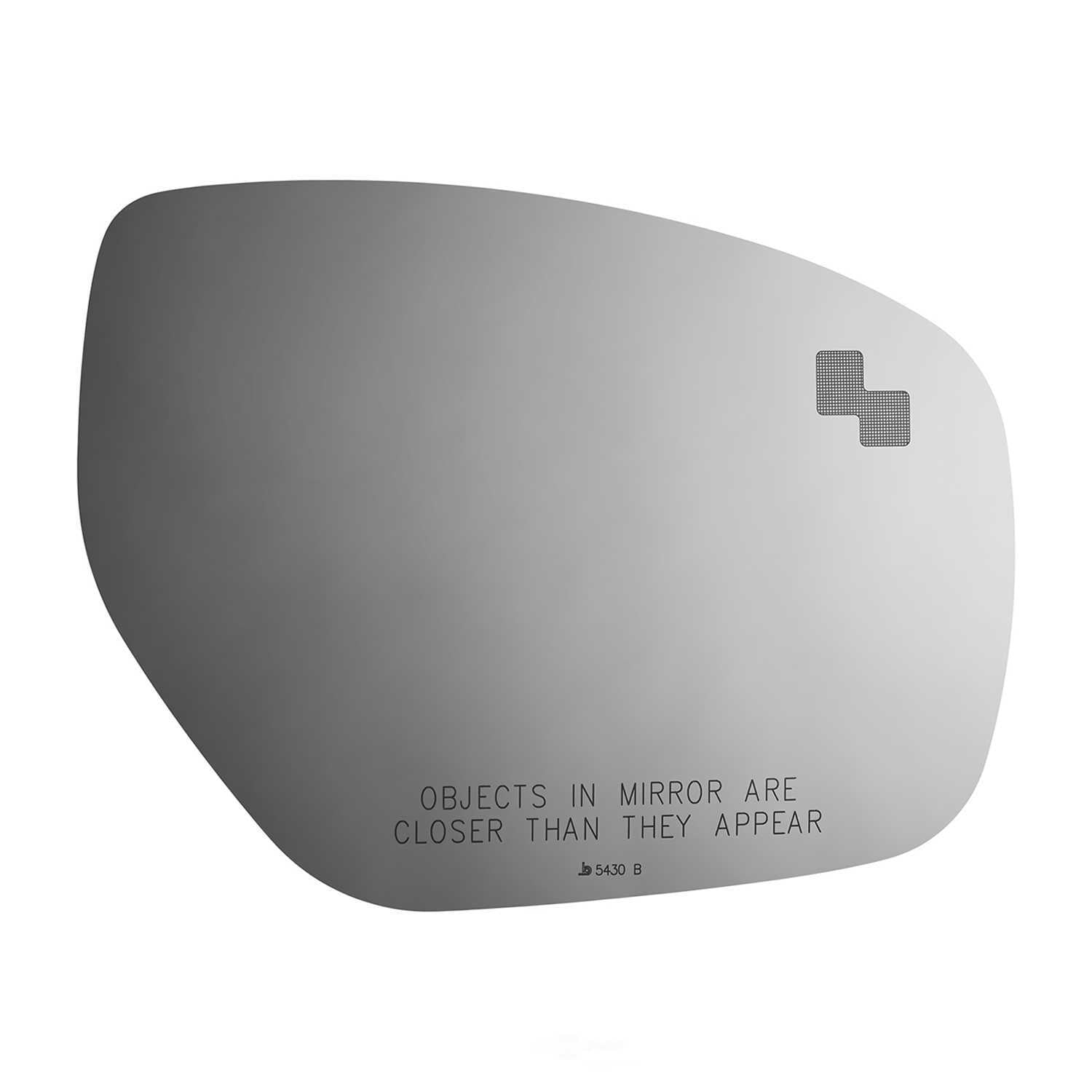 Burco Side View Mirror Replacement Glass - Clear Glass - 5430B