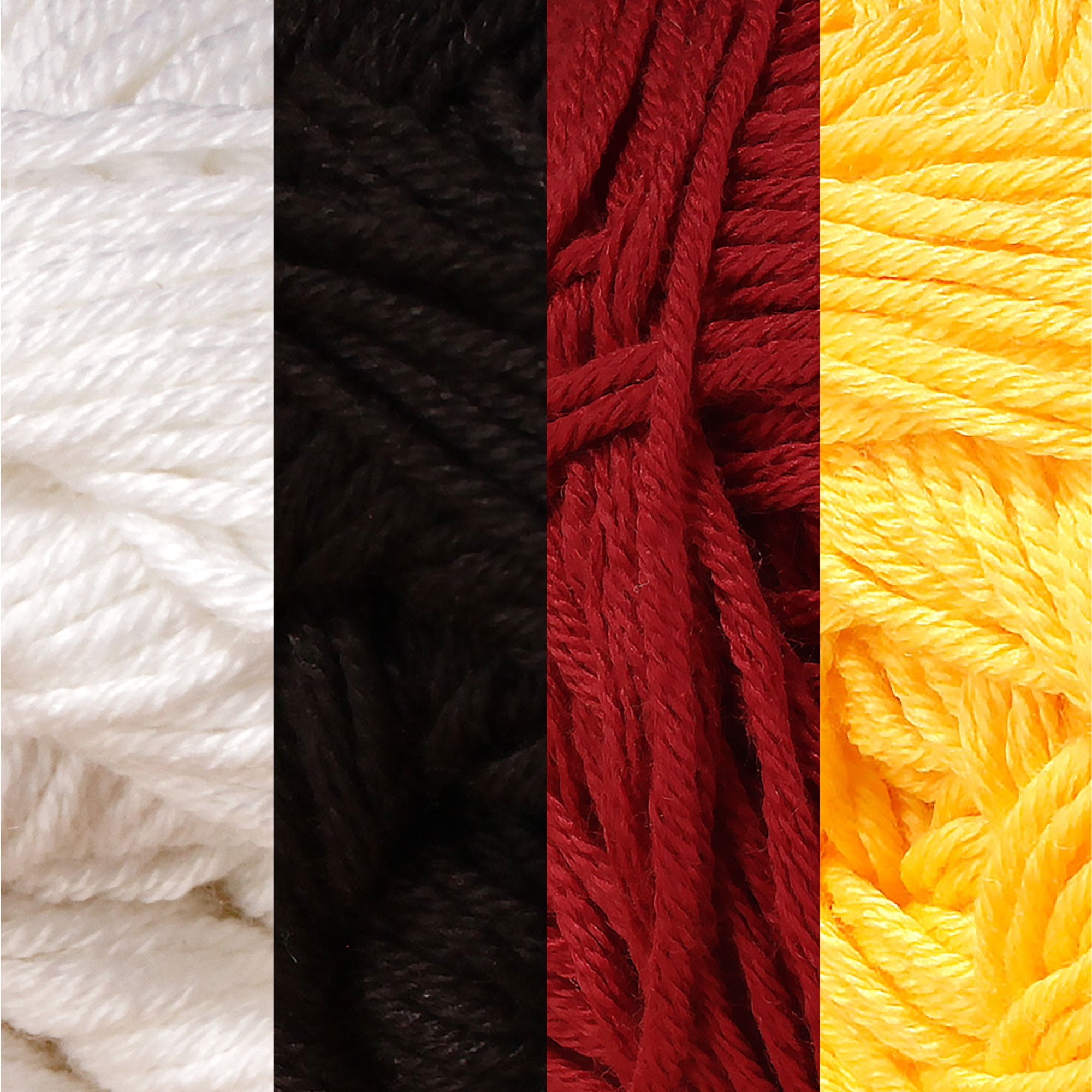 JubileeYarn Bamboo Cotton Sport Yarn - Shades of Contrast - 4 Skeins