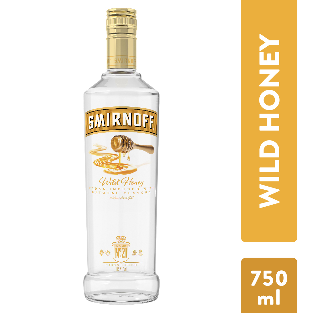 Smirnoff Wild Honey, 750 mL, 60 Proof (Vodka Infused with Natural