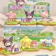 thumbnail image 1 of Sanrio Camping Friends Anime Blind Box Kuromi Cinnamoroll Pom Purin Doll figuras de acción Kawaii Surprise Toy Mystery Box Gift838, 1 of 5