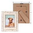 thumbnail image 3 of Prinz Homestead 5x7 Distressed Wood Picture Frame, Tabletop or Wall Mount, Antique White, 3 of 5