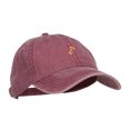 thumbnail image 5 of Mini Key Embroidered Washed Cap - Maroon OSFM, 5 of 5