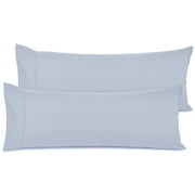 Nestl Body Pillow Case, Microfiber Body Pillow Covers, Body Pillowcase Size (20"x54"), Set of 2, Vanilla Yellow