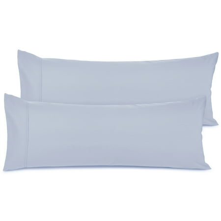 Nestl Body Pillow Case, Microfiber Body Pillow Covers, Body Pillowcase Size (20"x54"), Set of 2, Vanilla Yellow