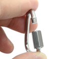 thumbnail image 4 of M3.5 Delta Quick Links Triangle 1/8 Inch,6 Pcs 316 Stainless Steel Triangle Locking Quick Connector, Quick Link Chain Heavy Duty Chain Connector - 330lbs Capacity, 4 of 5