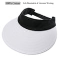 thumbnail image 2 of Sombreros con visera para mujer, gorra de playa con protección UV de verano de ala grande, 2 of 5